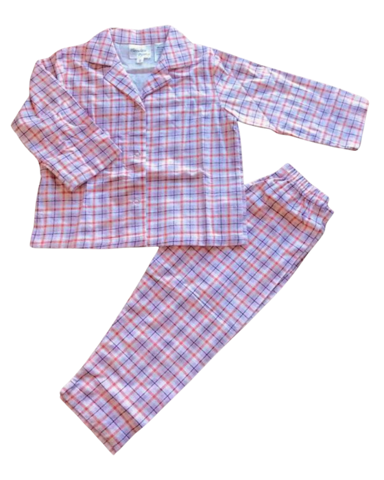 Pink Check Flannelette Pjs