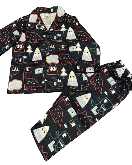Dino Print Flannelette Pjs