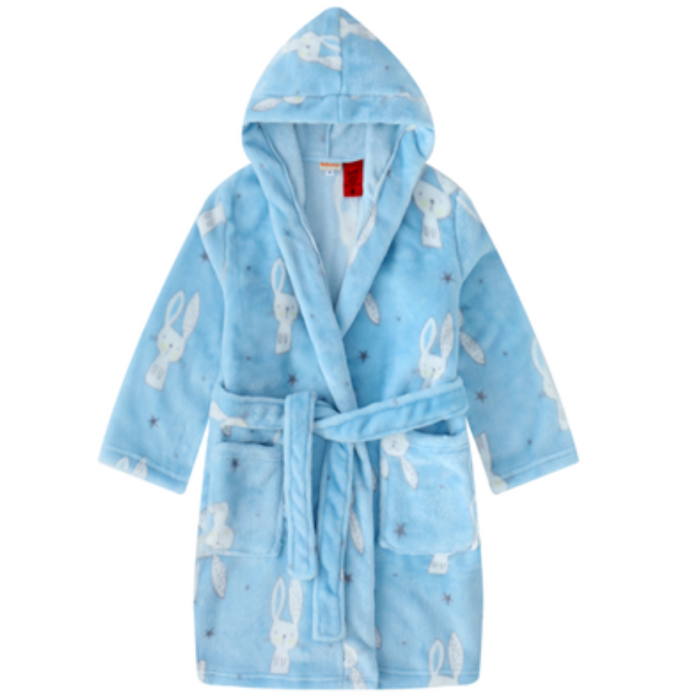Bunny Dressing Gown - Blue