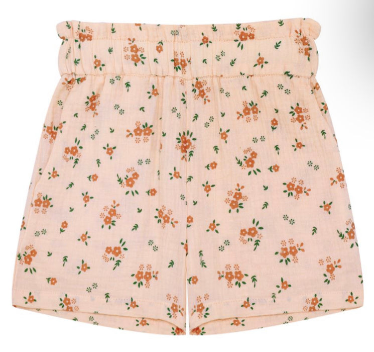 Floral Muslin Shorts