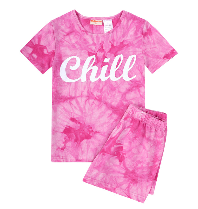 Pink Tie Dye ‘Chill’ Pjs