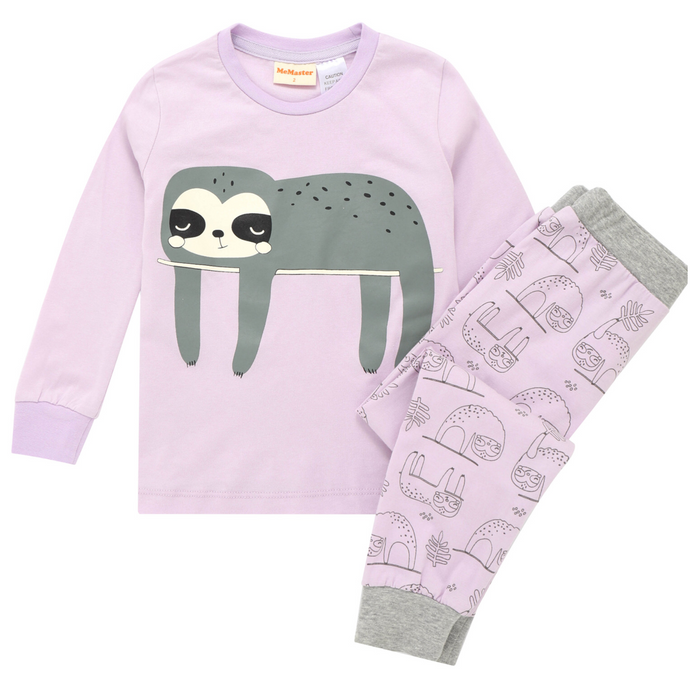 Sloth print pjs