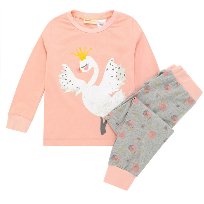 Big Kids Swan print pjs