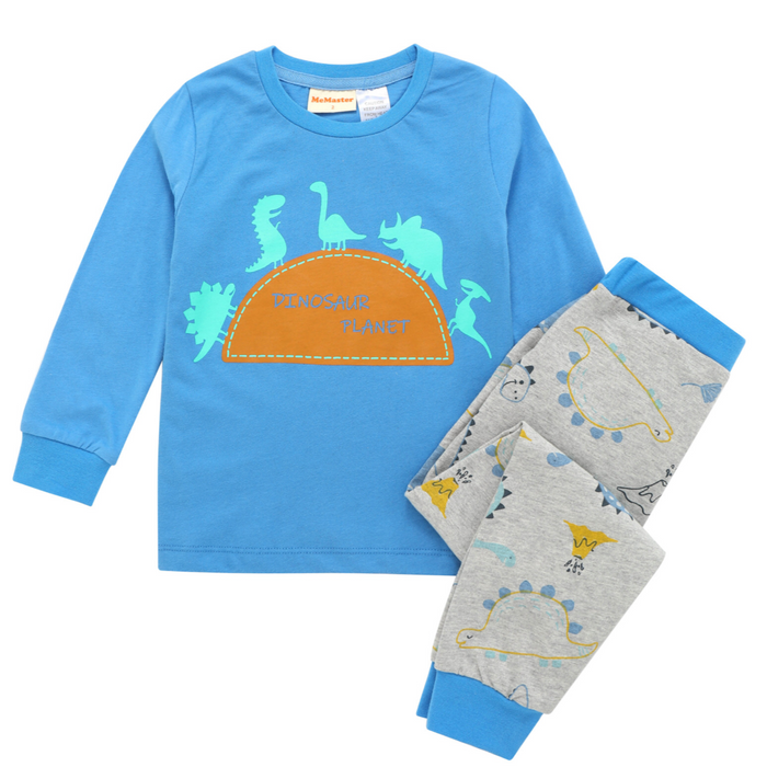 Dinosaur Planet print pjs